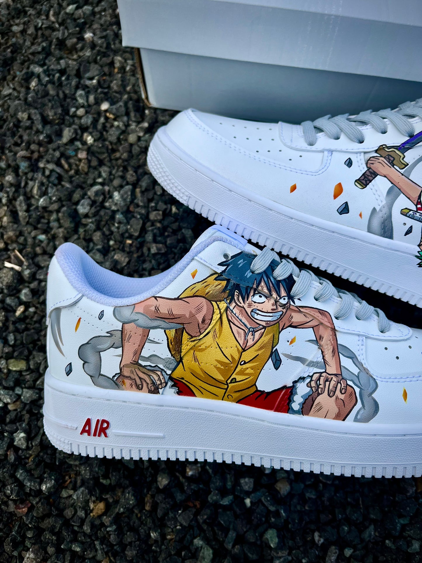 Air force 1 Luffy 🆚 Zoro👟 One piece