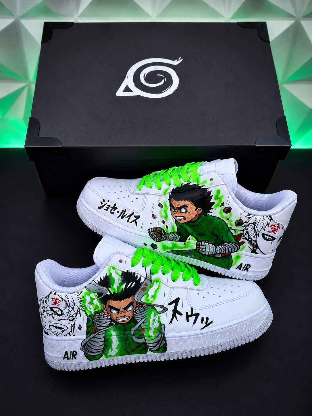 Rock lee / Naruto Custom Shoes AF1