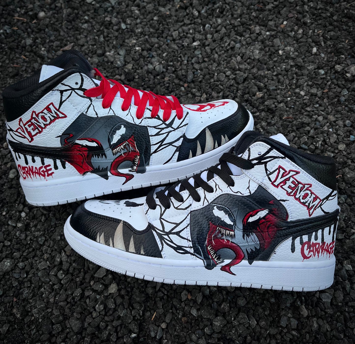 Venom 🆚 Carnage custom shoes