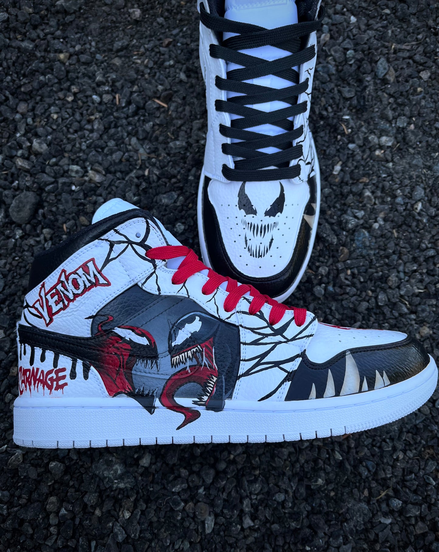 Venom 🆚 Carnage custom shoes
