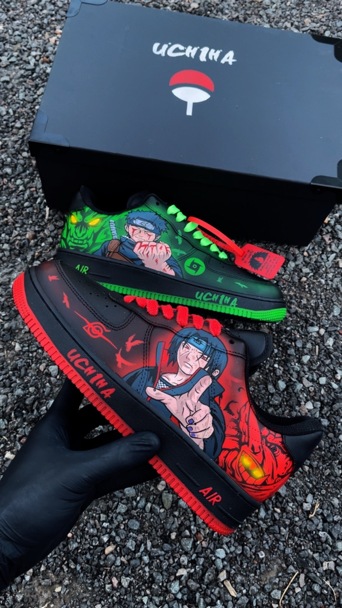 Itachi y Óbito – Custom Anime Shoes Naruto