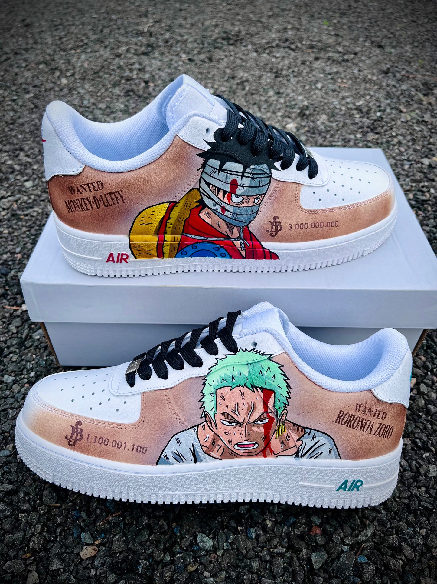 Luffy and Zoro Af1 custom