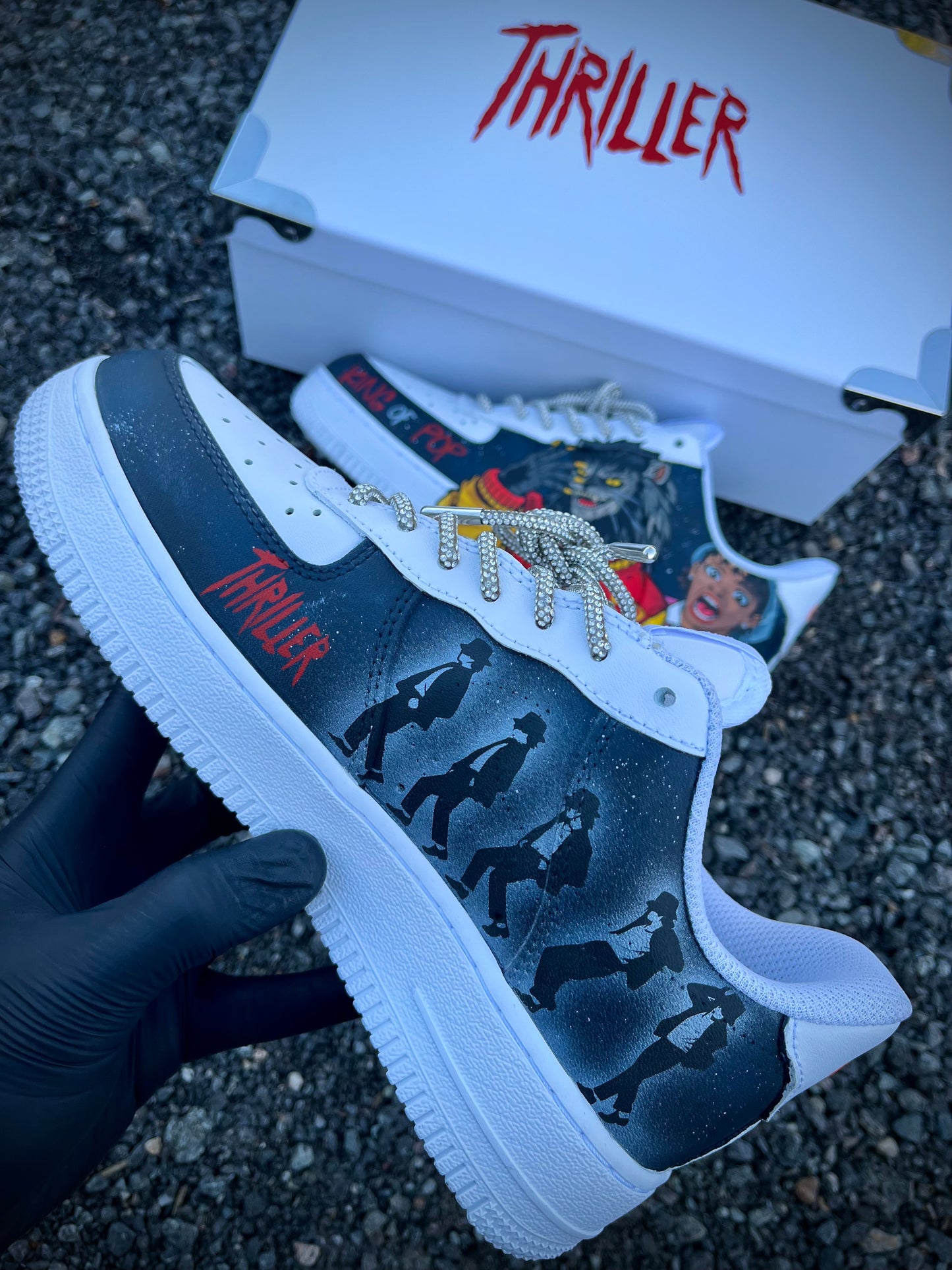 MJ Thriller edition / Custom shoes Michael Jackson