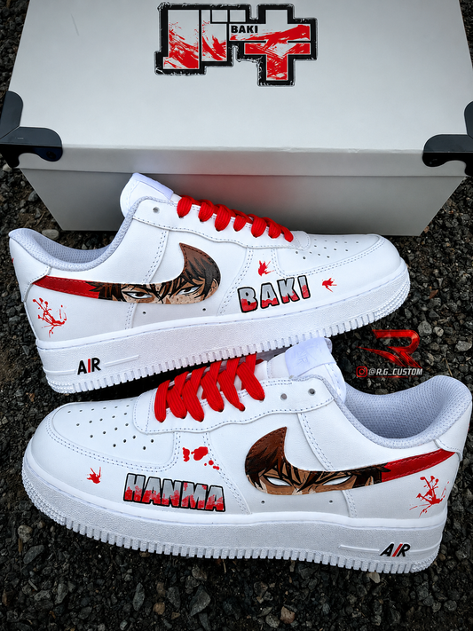 Baki hanma, AF1 custom Shoes
