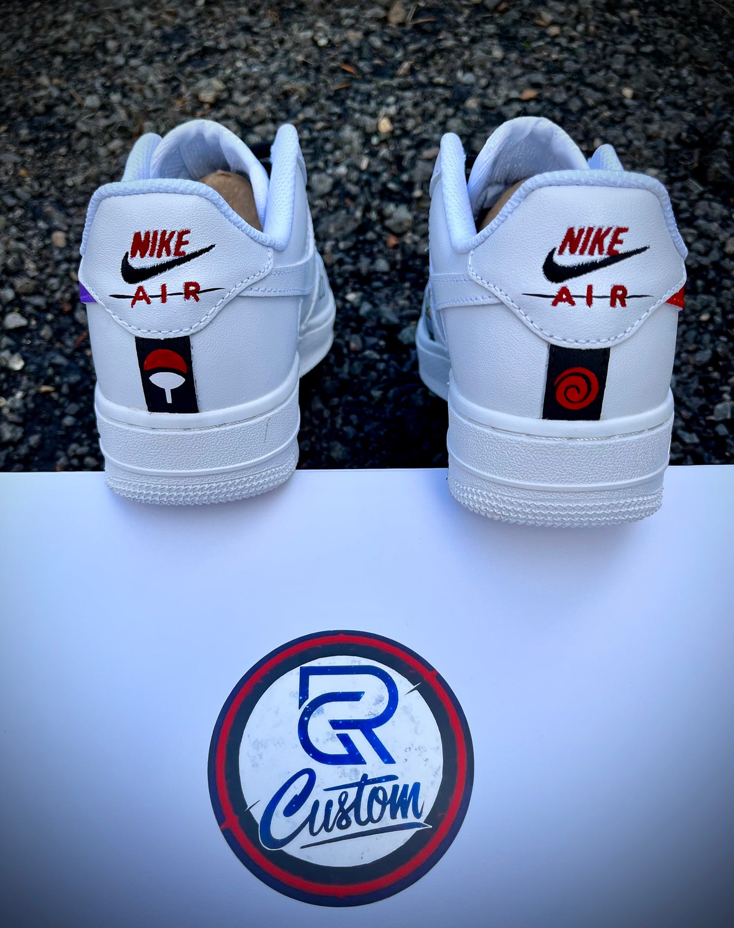 Naruto vs Sasuke / custom shoes