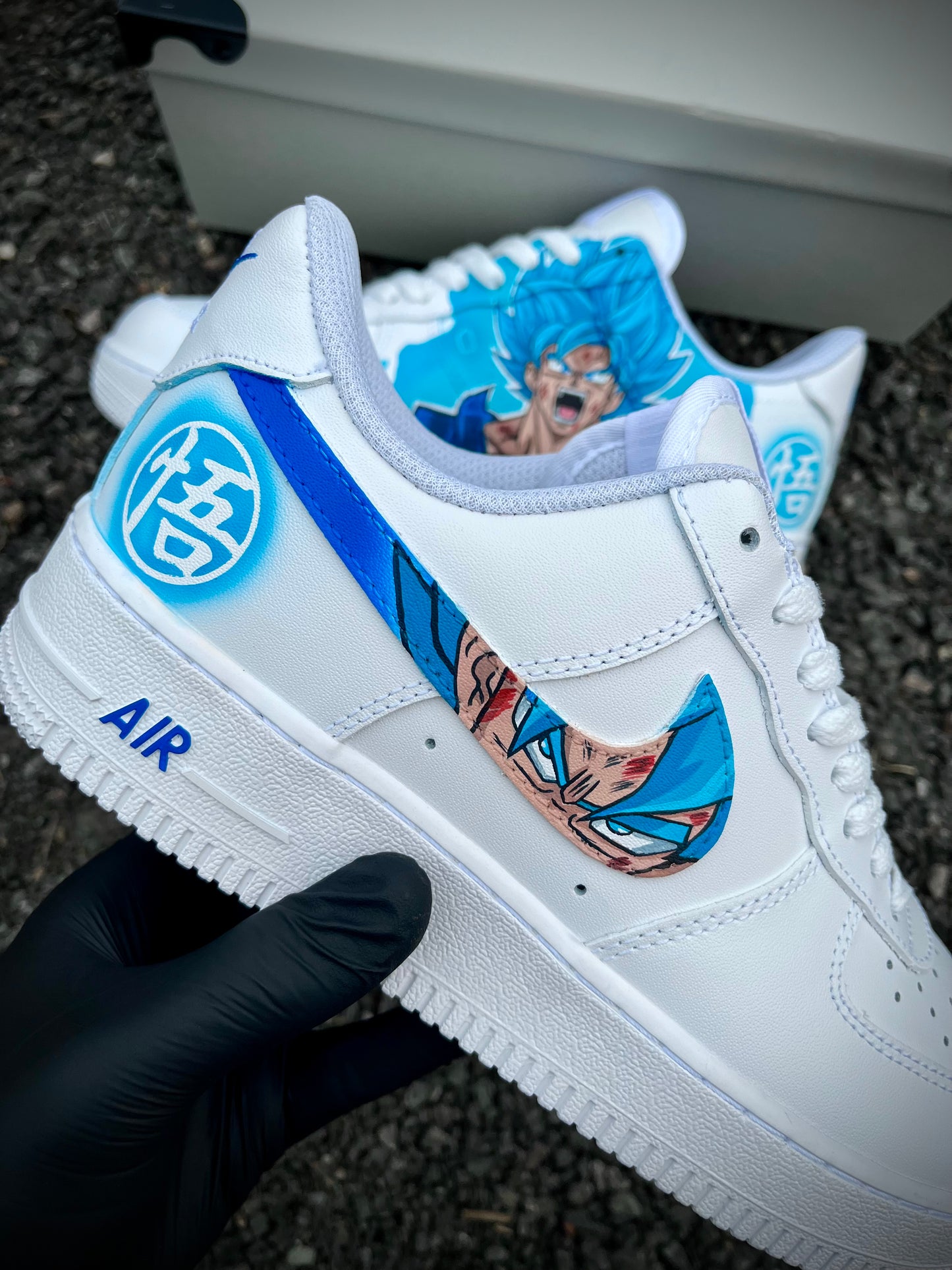 Air force 1 Boule de dragon personnalisée / Goku