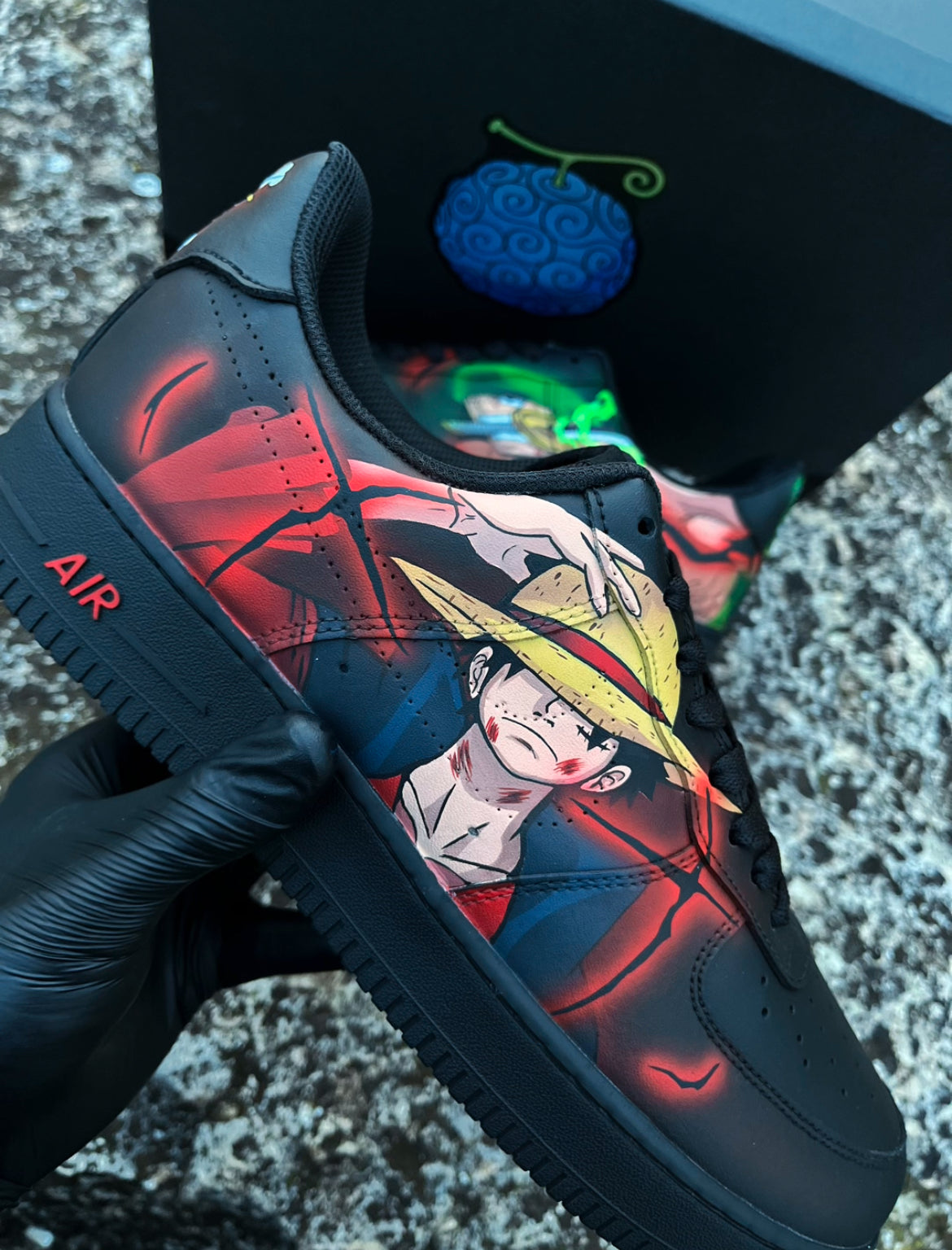 Luffy vs Zoro One piece / custom shoes