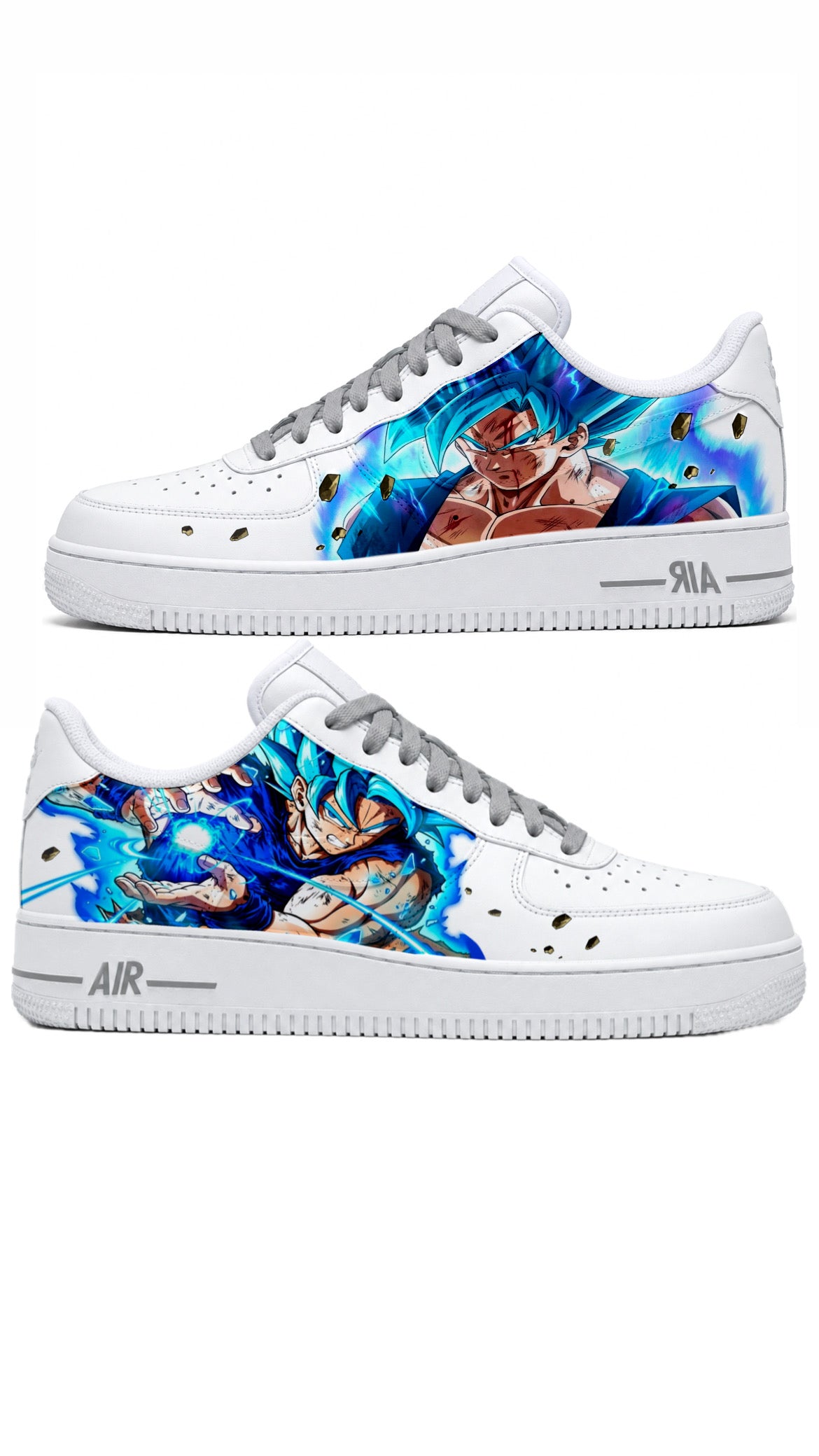Goku ssj Blue custom AF1 Dragón ball /dbz