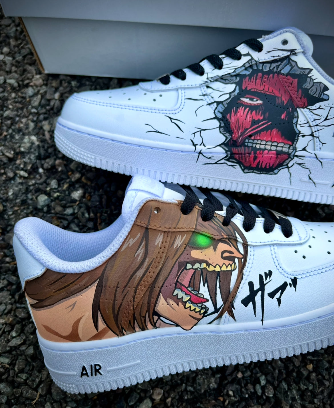 Attack on titán custom AF1 Eren jaeger vs titán colosal