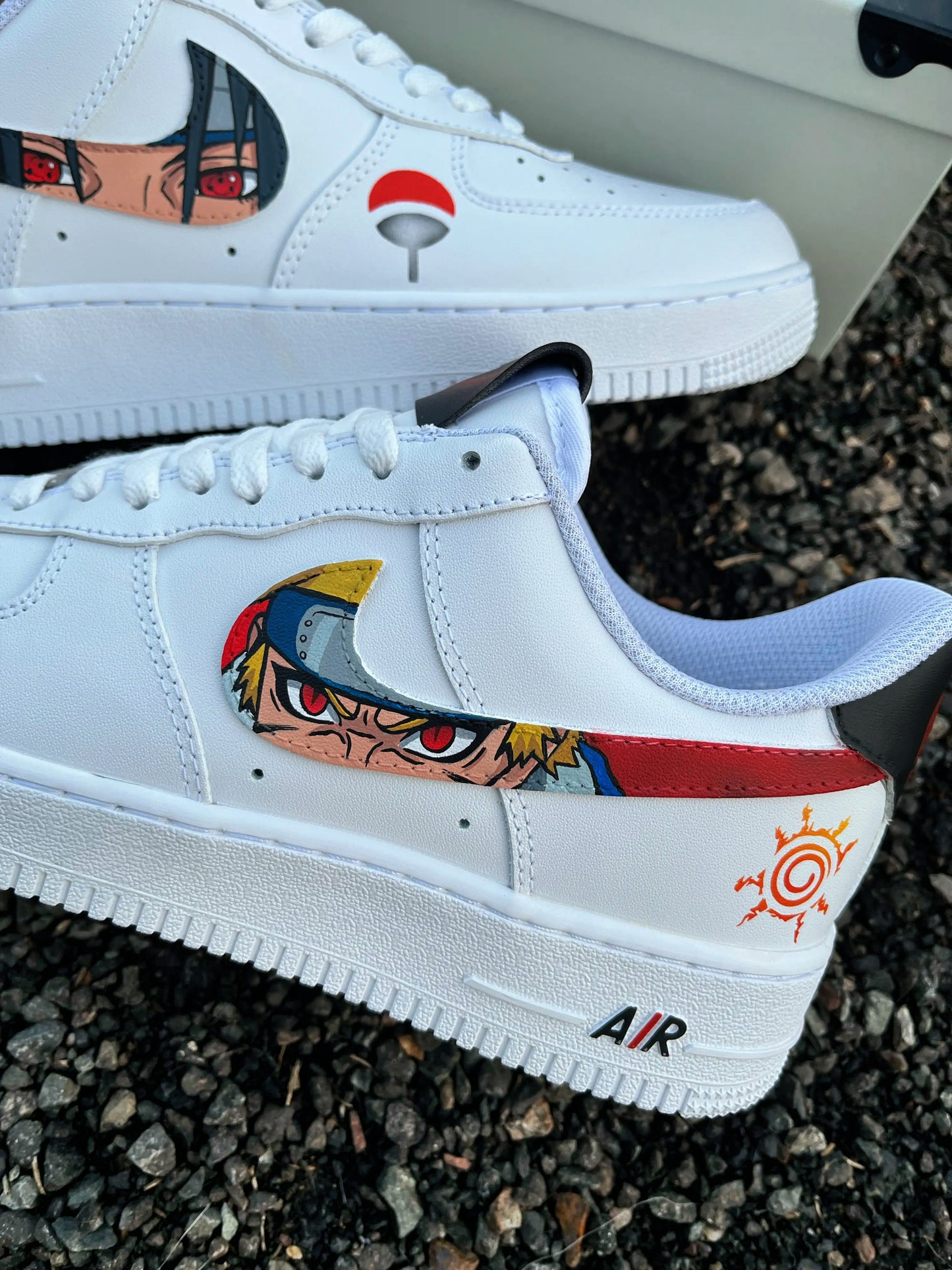 Naruto and itachi / custom shoes AF1