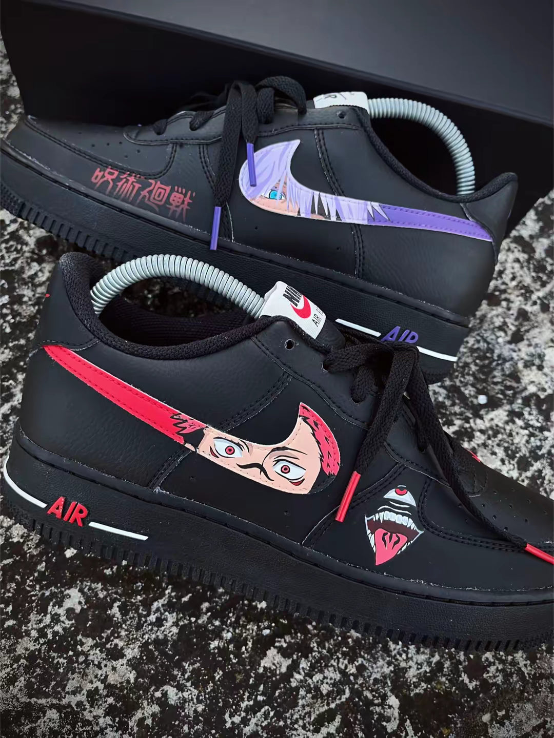 Satoru gojo 🆚 Sukuna custom shoes Jujutsu kaisen