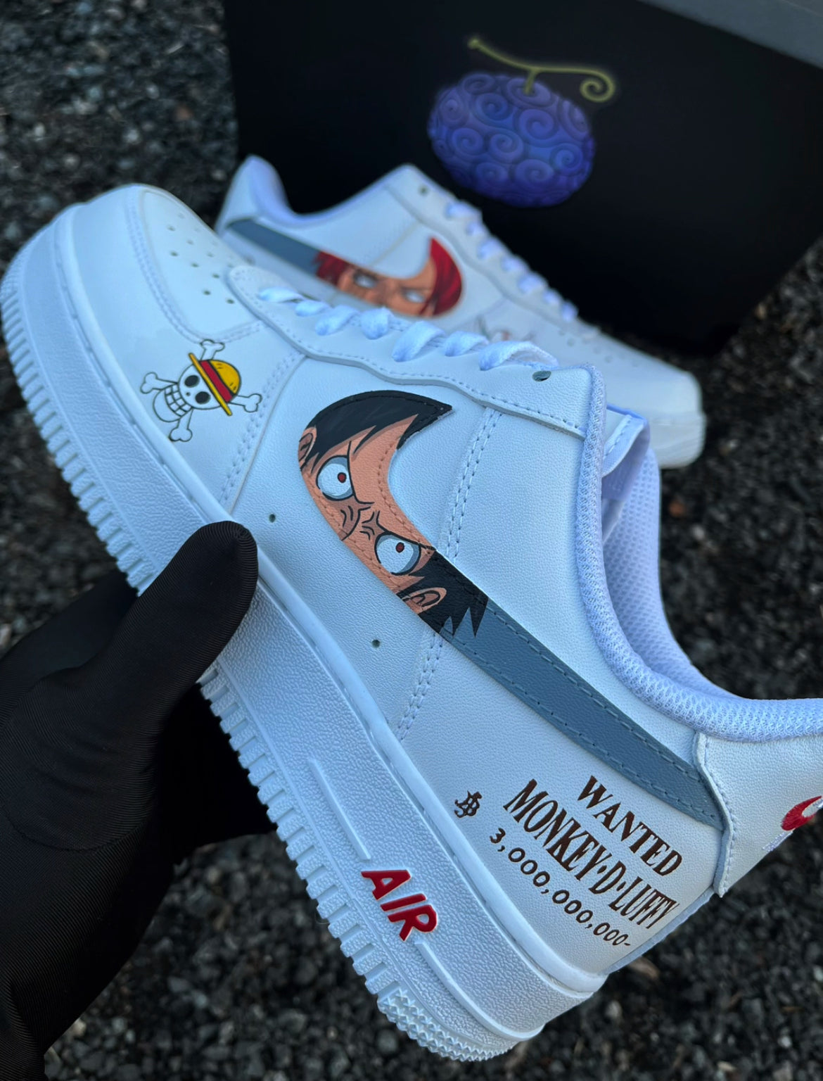 Shanks and luffy Air force 1 One piece