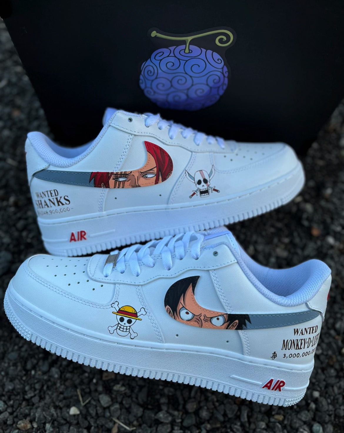 Shanks and luffy Air force 1 One piece