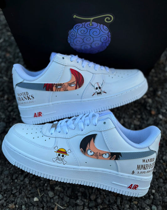 Shanks and luffy Air force 1 One piece