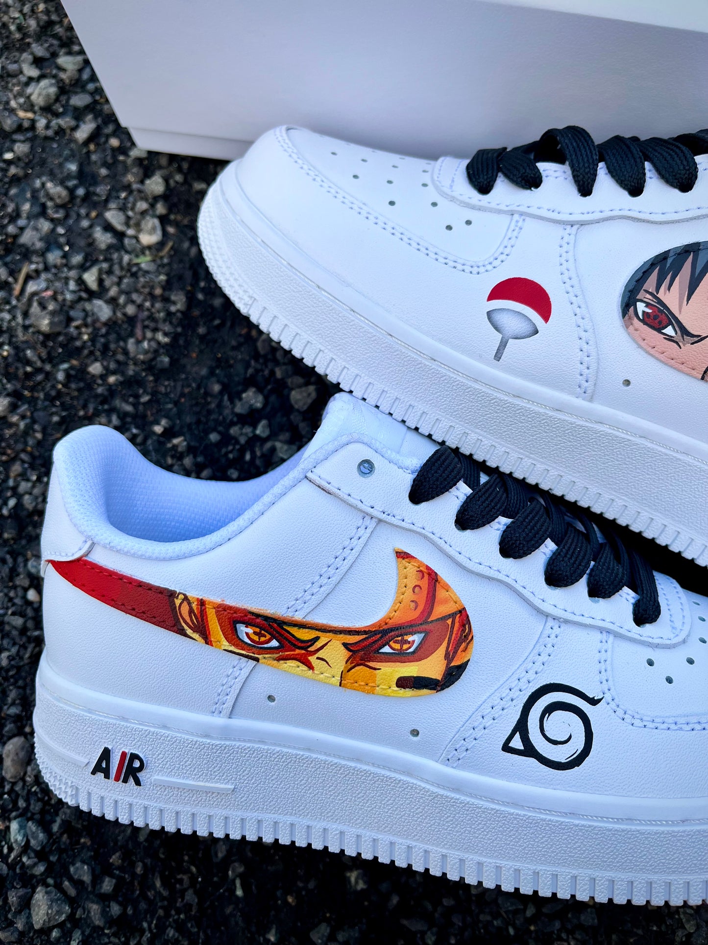 Naruto vs Sasuke / custom shoes