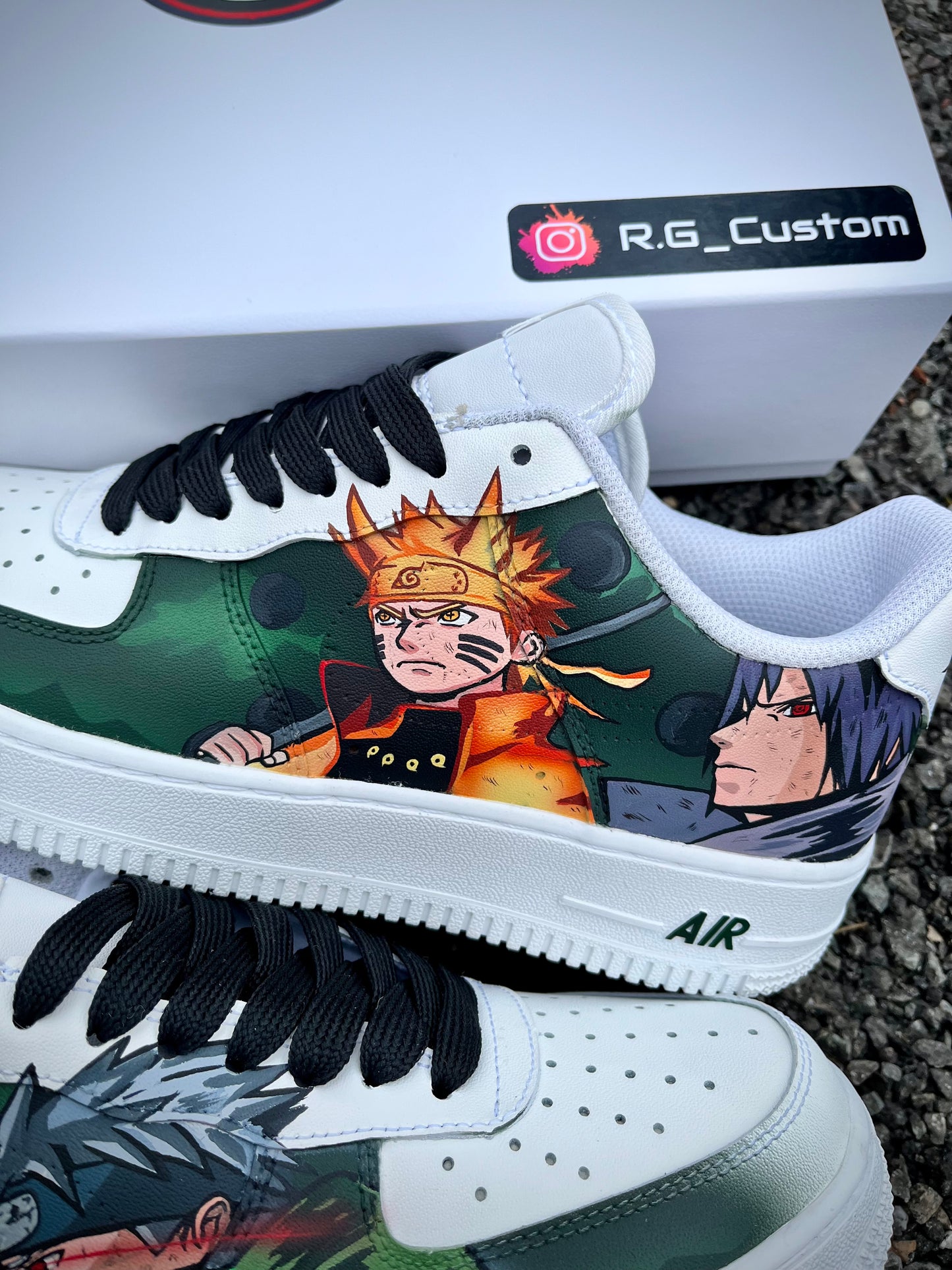 Obito and kakashi Naruto-Sasuke  Air force 1