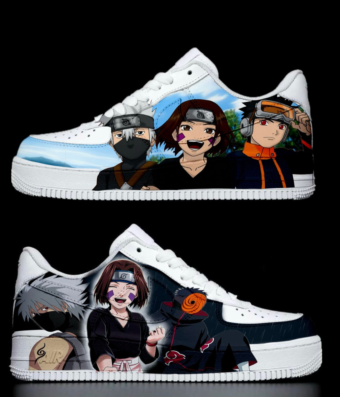 Team 7 obito rin and kakashi AF1 custom