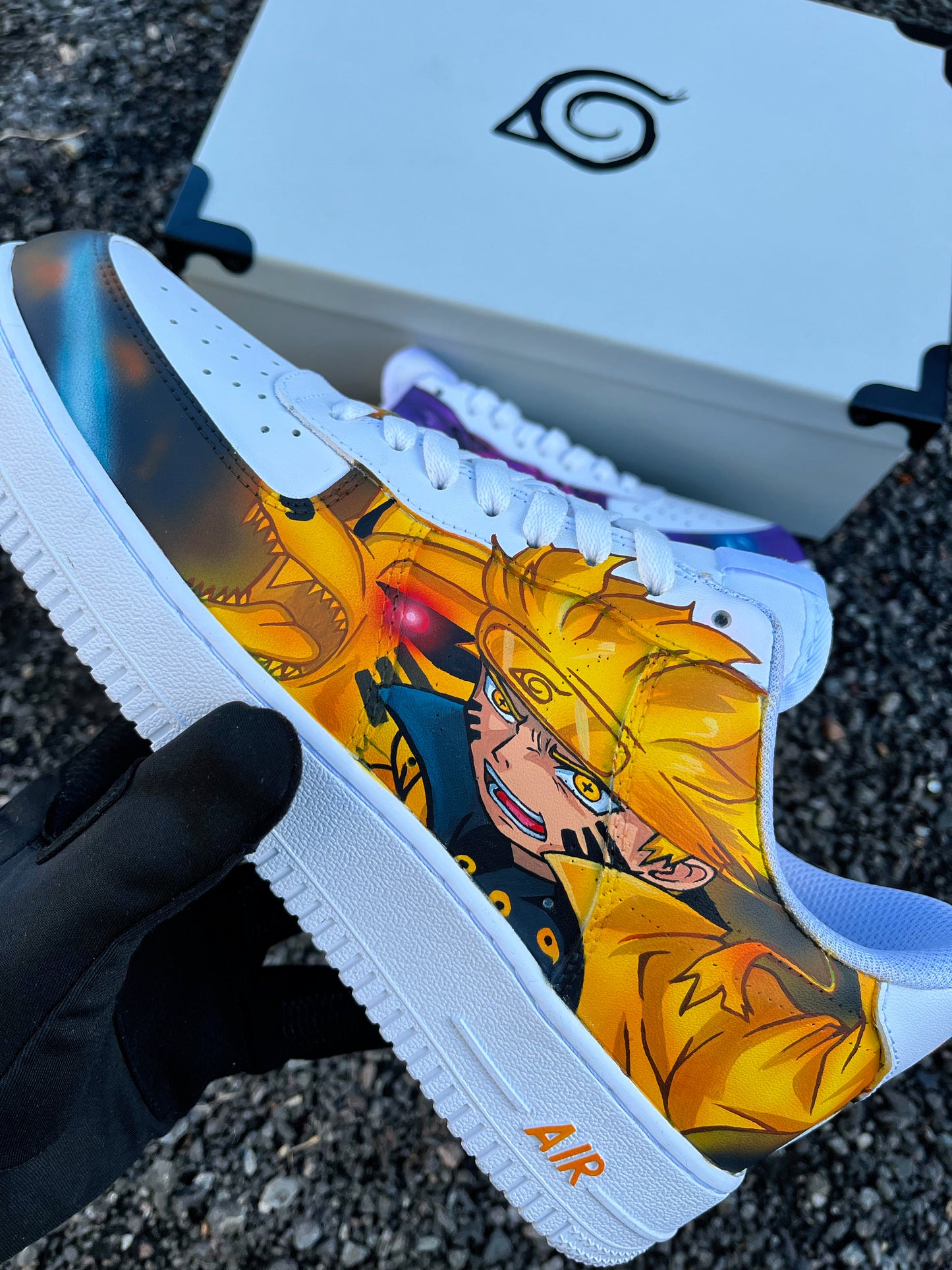 Naruto Vs Sasuke AF1 custom