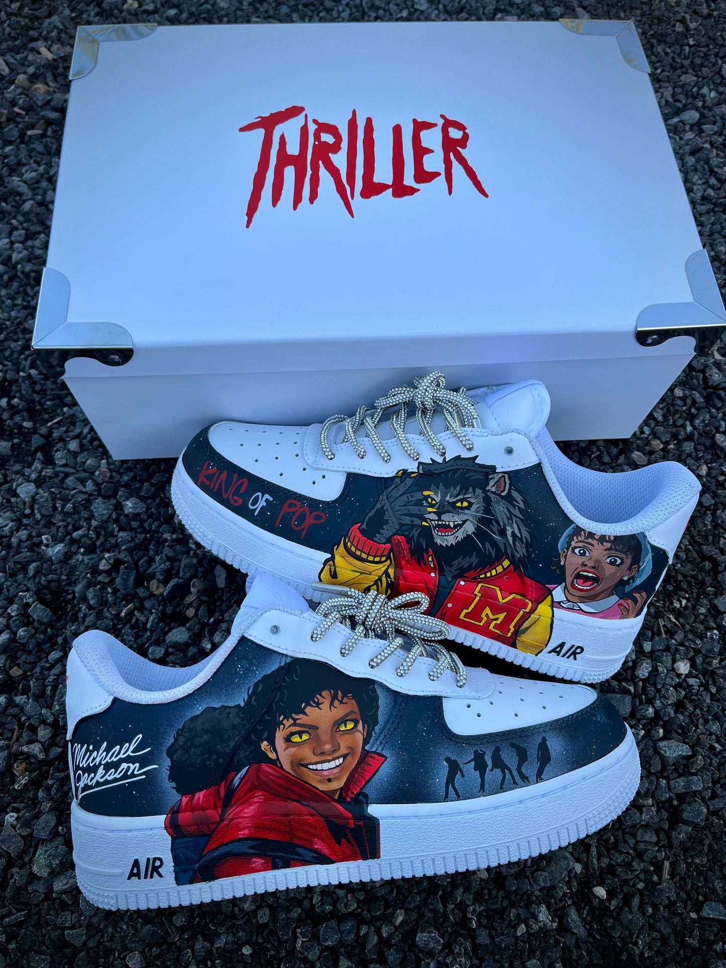 MJ Thriller edition / Custom shoes Michael Jackson