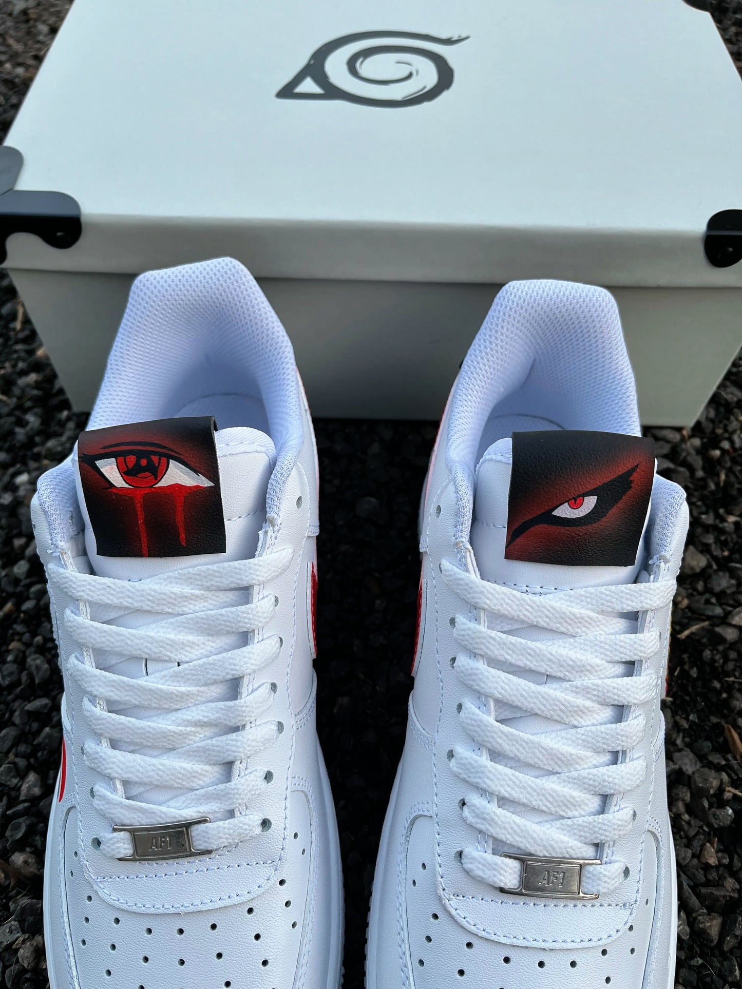 Naruto and itachi / custom shoes AF1