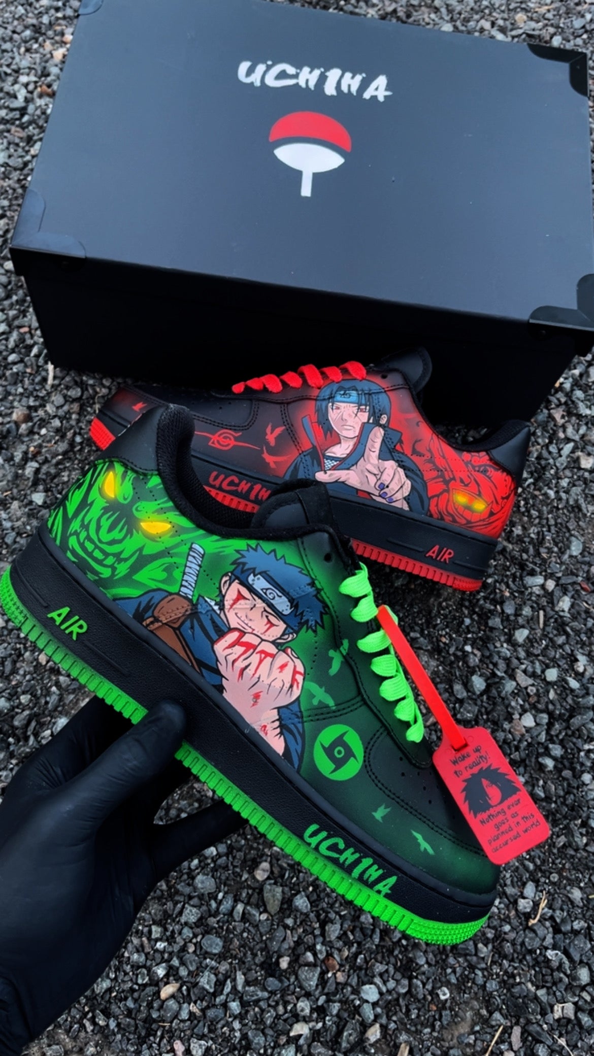 Itachi y Óbito – Custom Anime Shoes Naruto