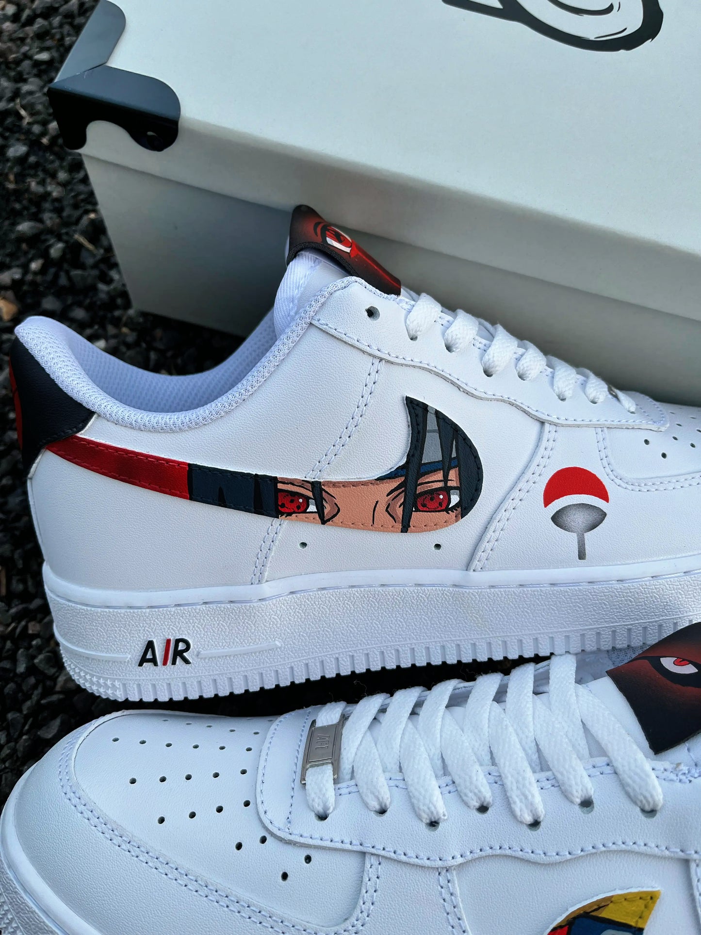 Naruto and itachi / custom shoes AF1
