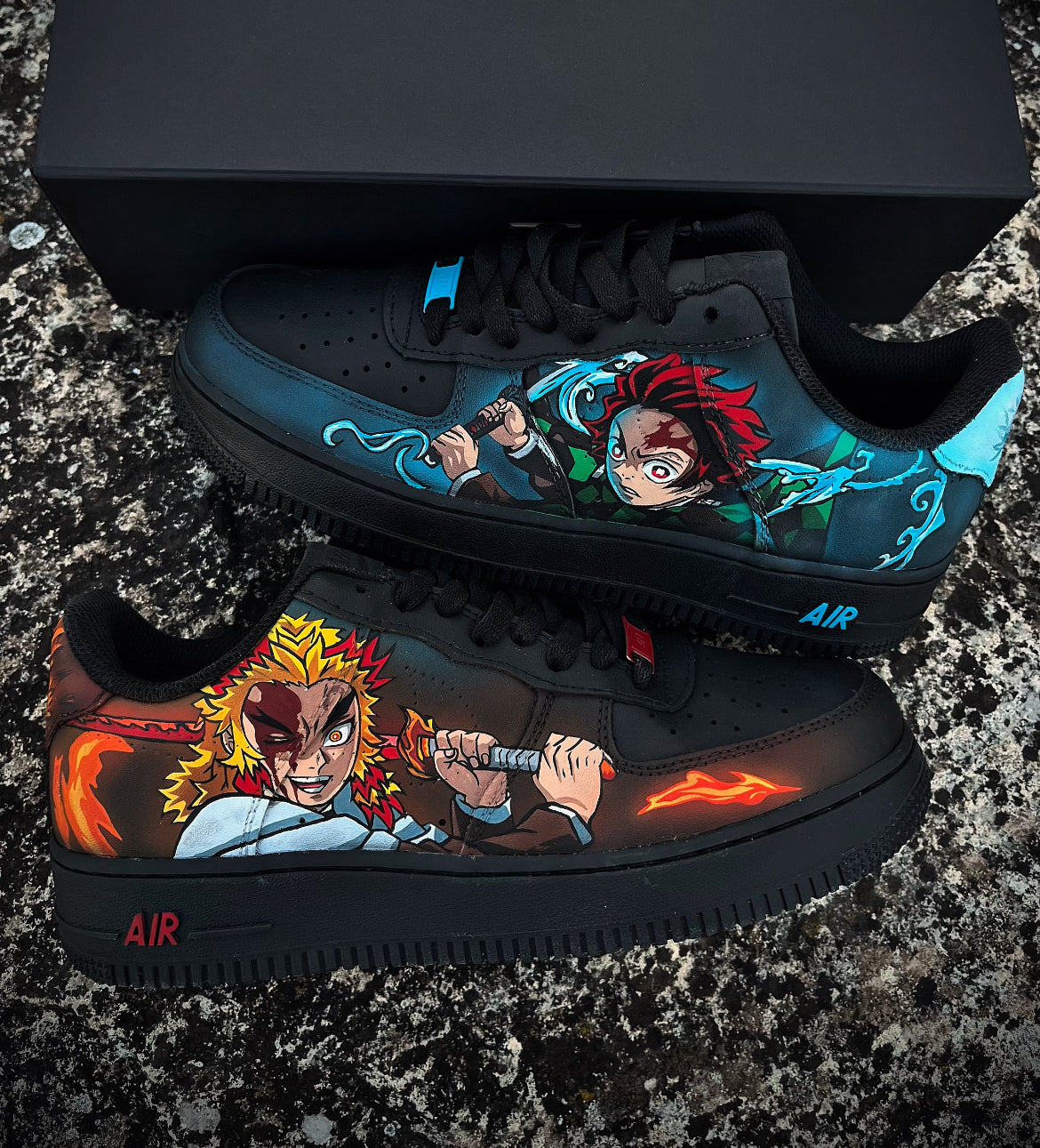 Tanjiro And Rengoku Kimetsu no yaiba/demonslayer