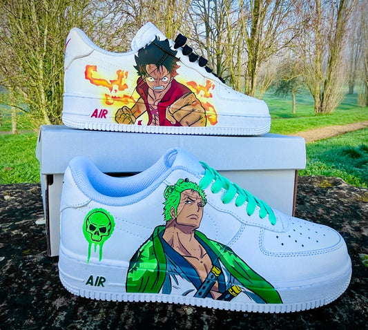 AIR FORCE 1 One piece Luffy x Zoro