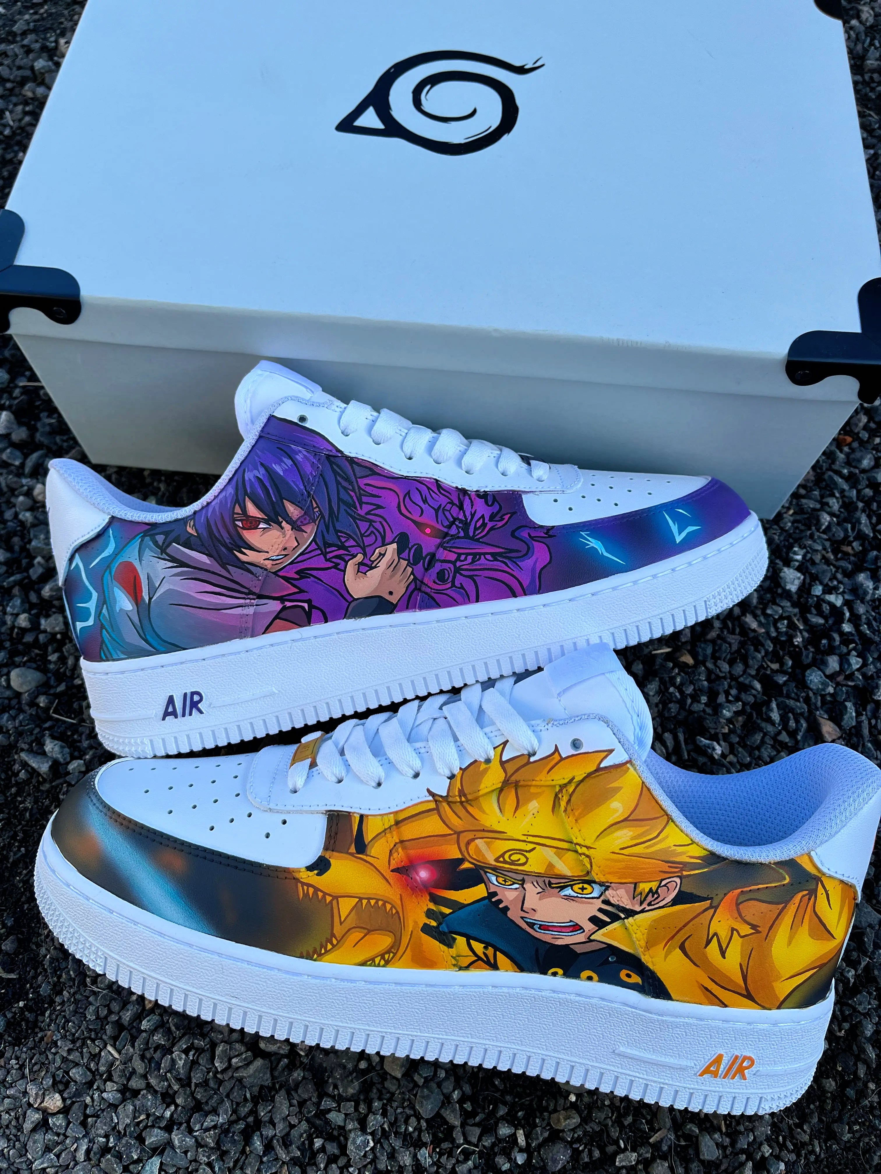 Naruto Vs Sasuke AF1 custom – rgcustom