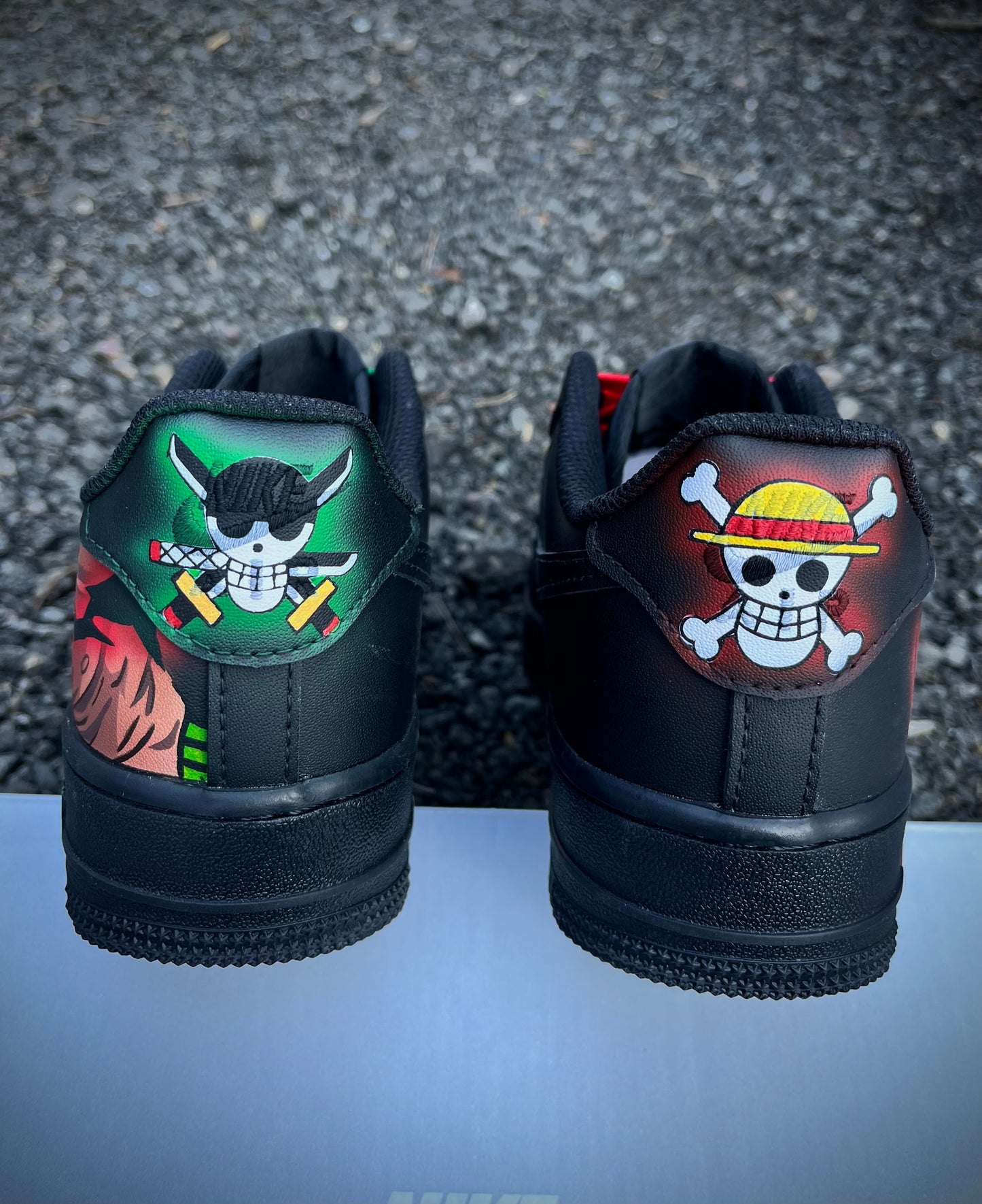 Luffy vs Zoro One piece / custom shoes