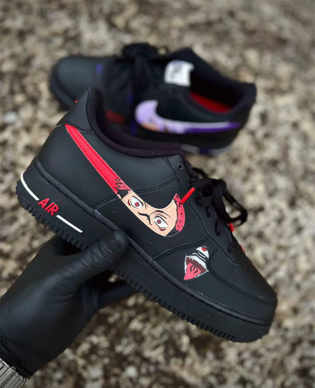 Satoru gojo 🆚 Sukuna custom shoes Jujutsu kaisen