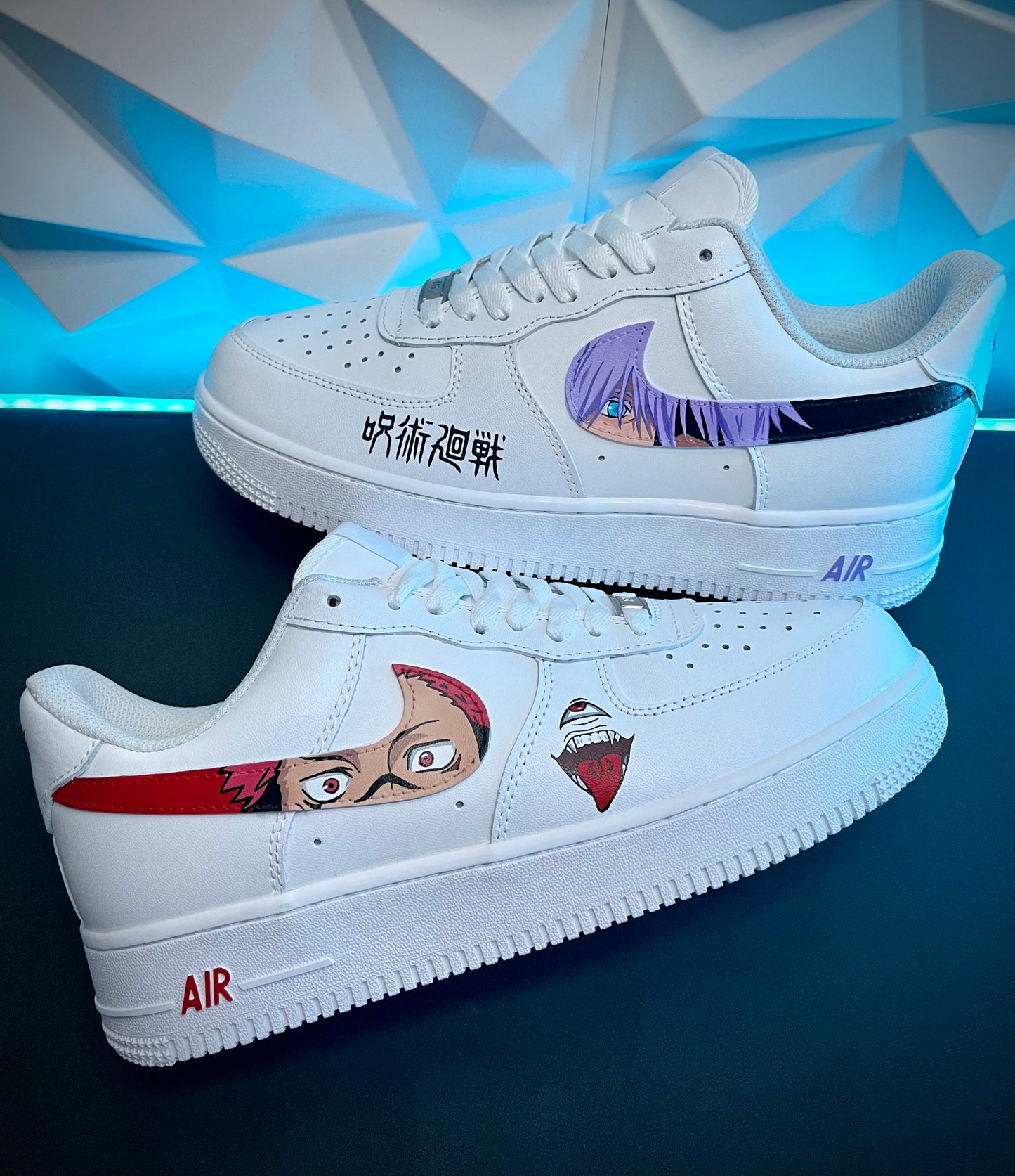 Satoru gojo 🆚 Sukuna custom shoes Jujutsu kaisen