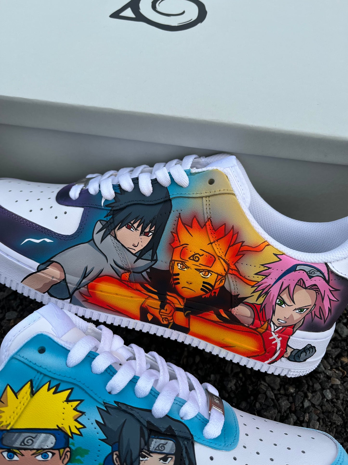 Team 7 Naruto sasuke sakura AF1 custom