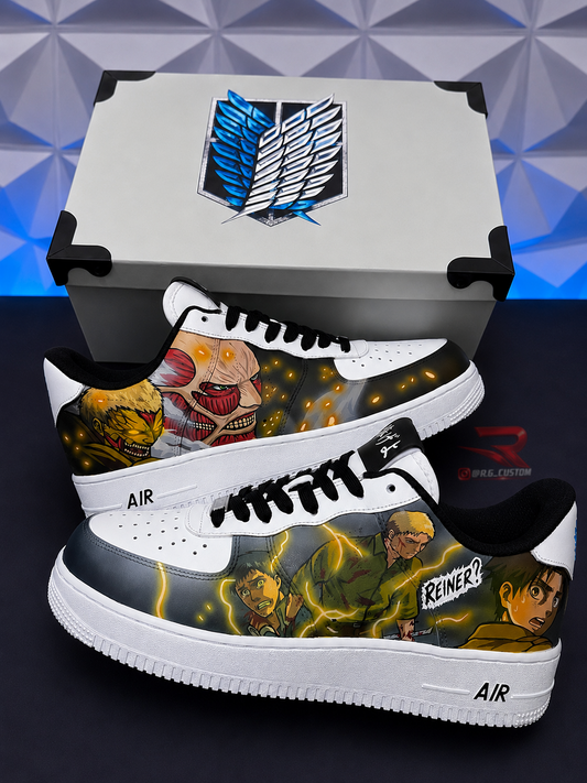 Attack on Titan Custom Air Force 1 – Reiner Betrayal Edition