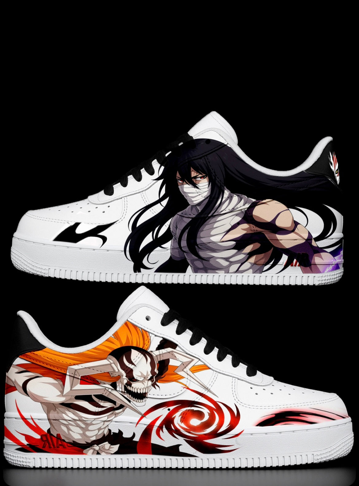 Ichigo kurosaki getsuga tenshou /vasto Lorde / Bleach custom AF1