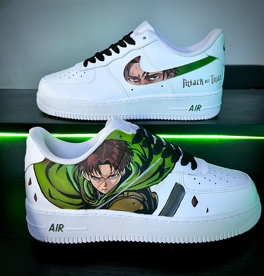 Ataque a los titanes Levi ackerman x air force 1