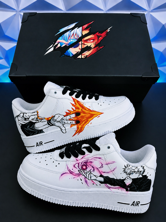 Jujutsu Kaisen Custom Nike Air Force 1 – Gojo & Sukuna