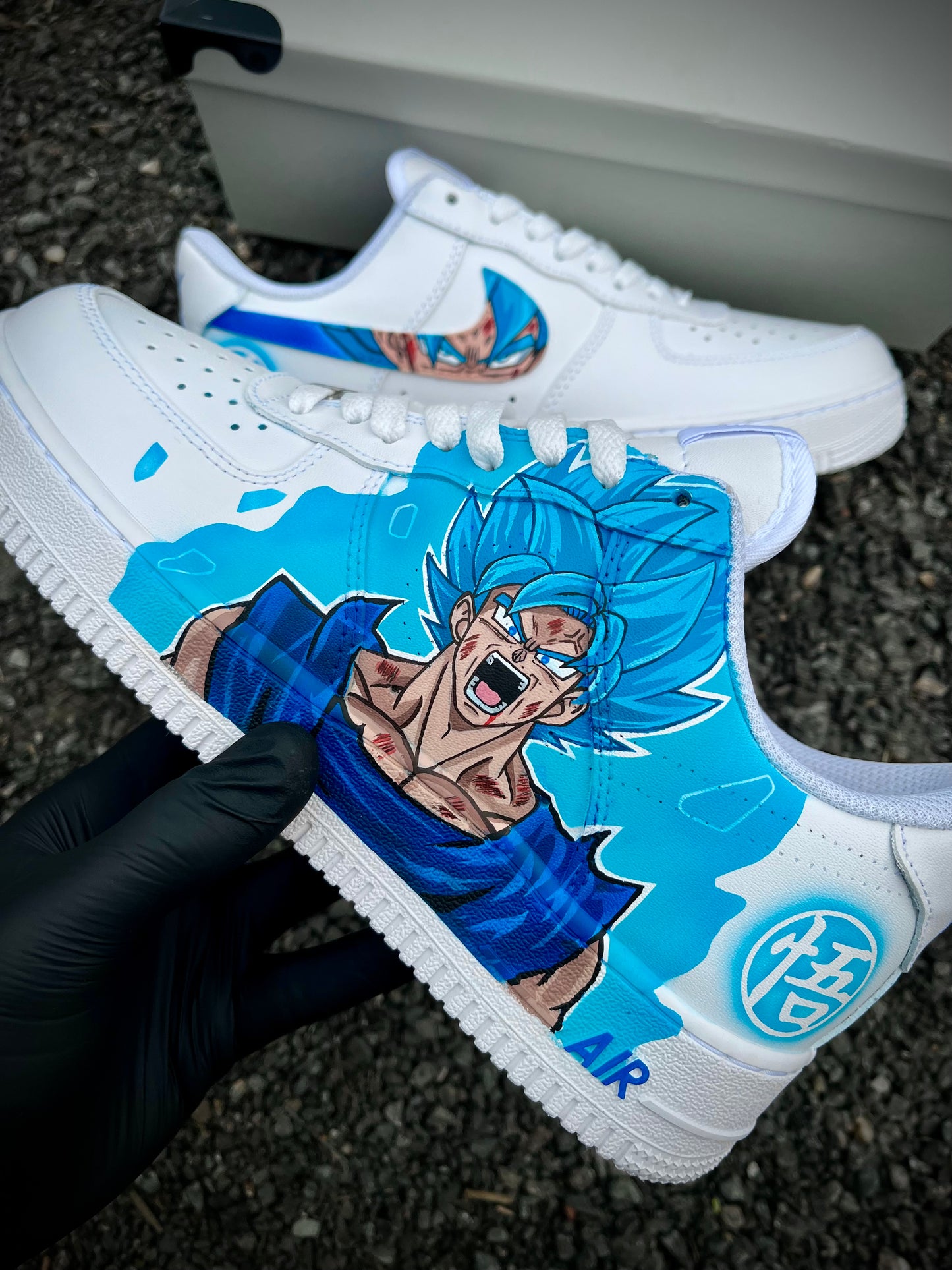 Air force 1 Boule de dragon personnalisée / Goku