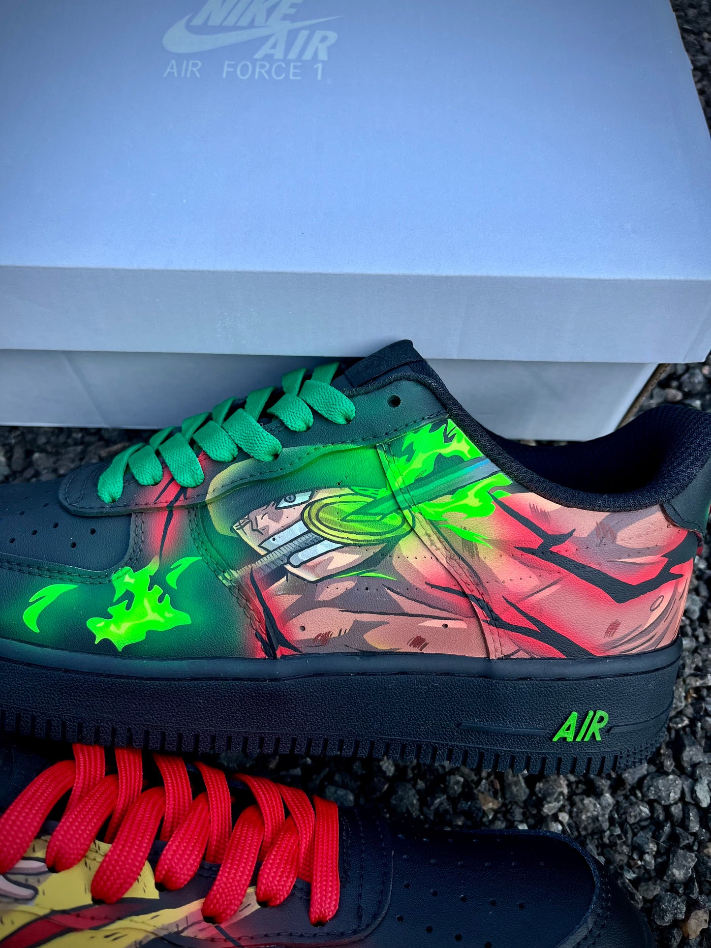 Luffy vs Zoro One piece / custom shoes