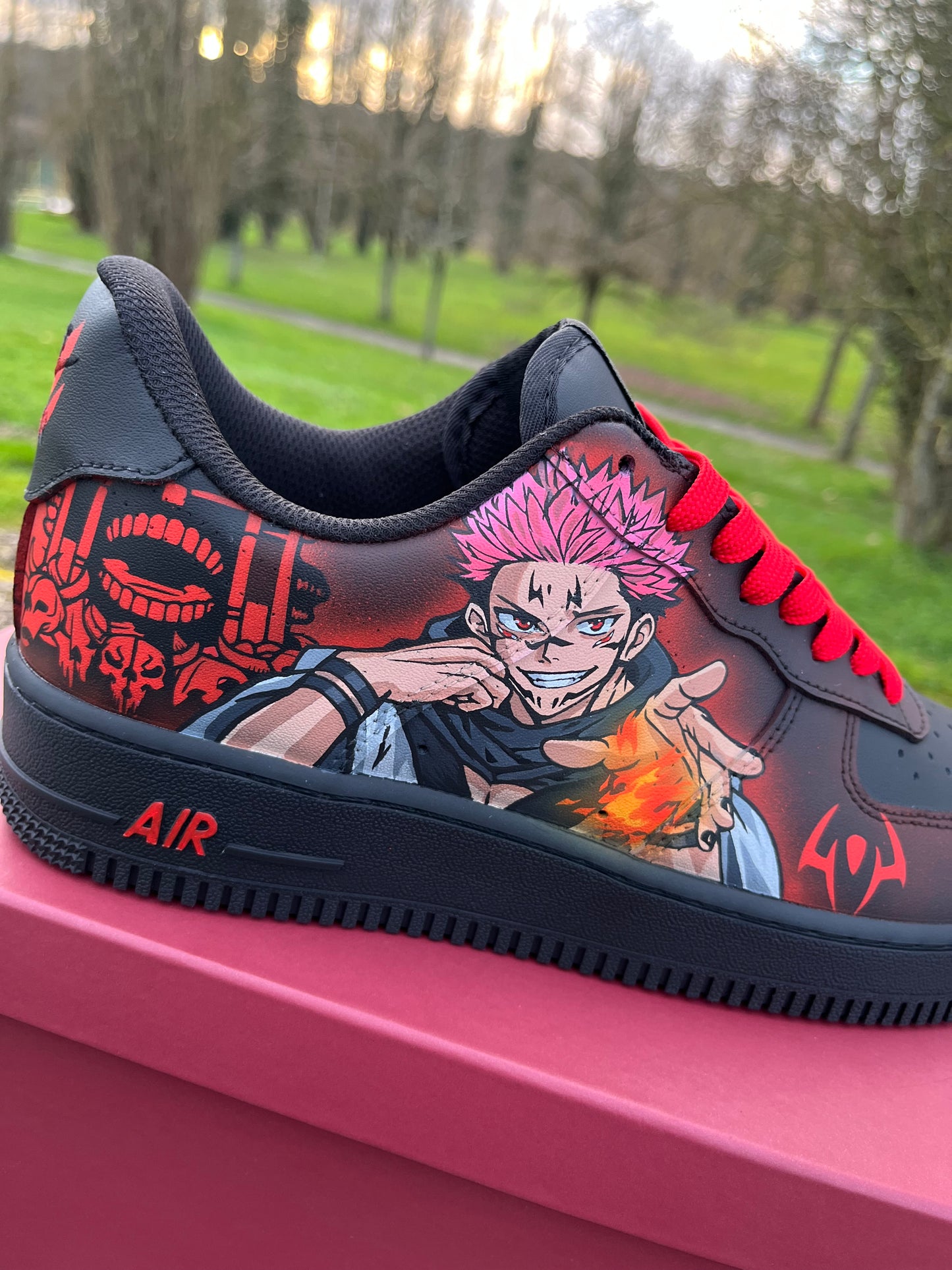 Sukuna custom shoes Jujutsu kaisen
