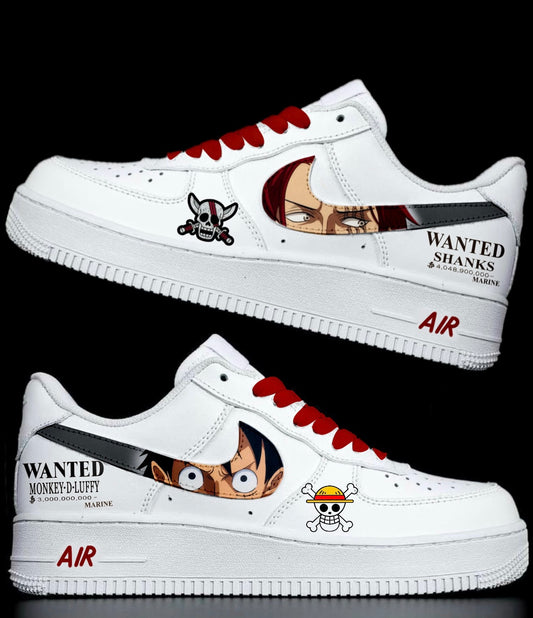 Shanks and luffy Air force 1 One piece