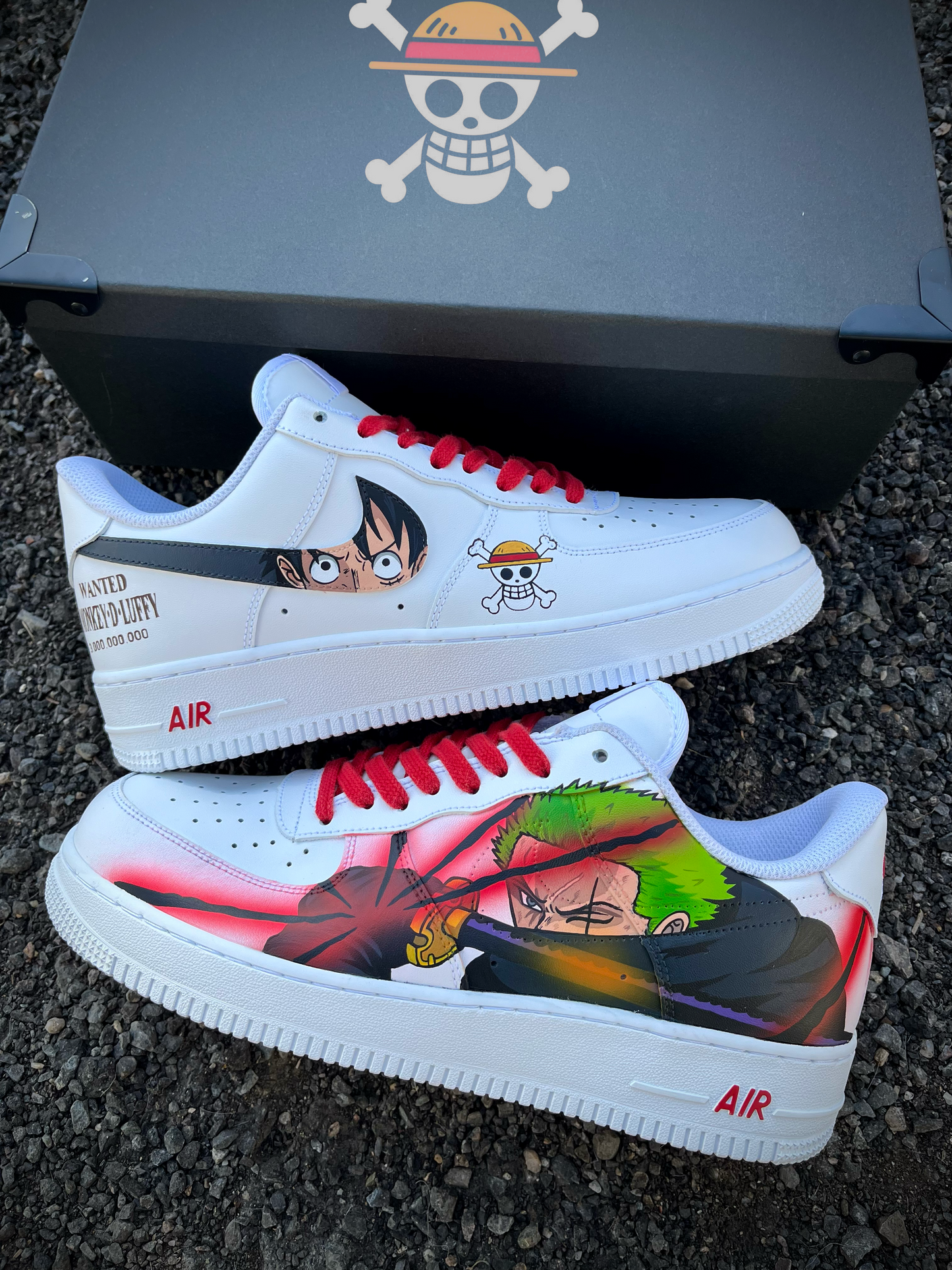 Luffy and Zoro /One piece custom Shoes