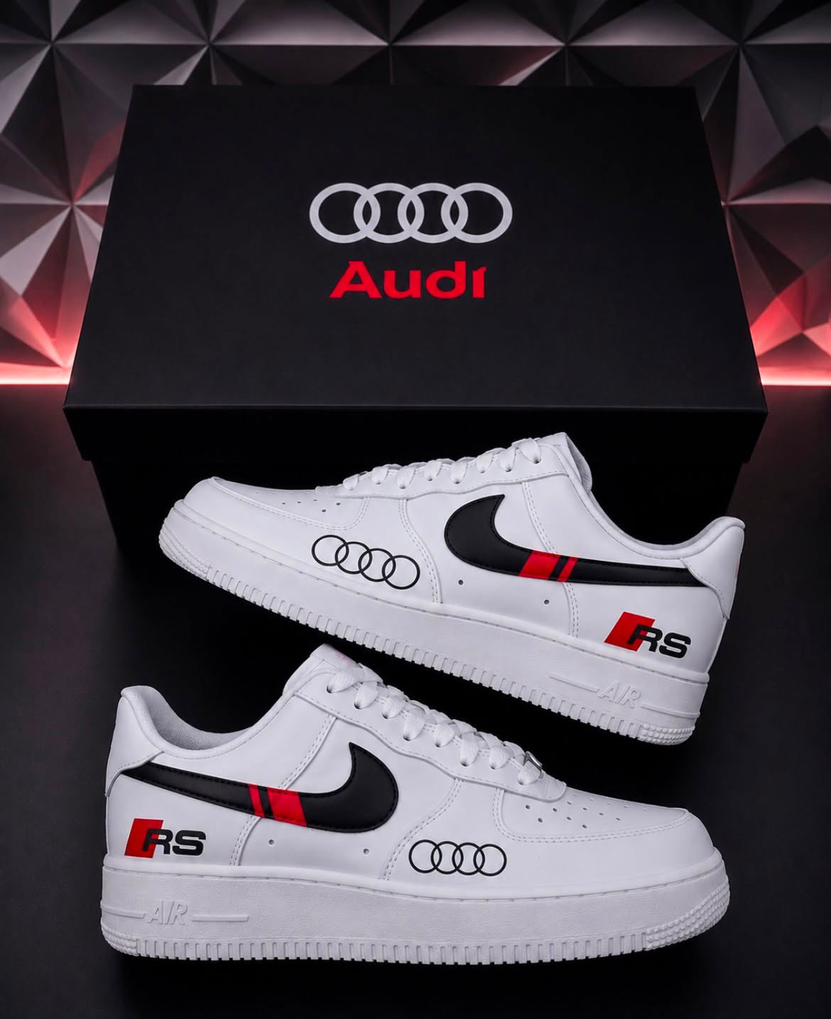 Nike Air Force 1 Audi RS – Custom Hand-Painted Sneakers bmw
