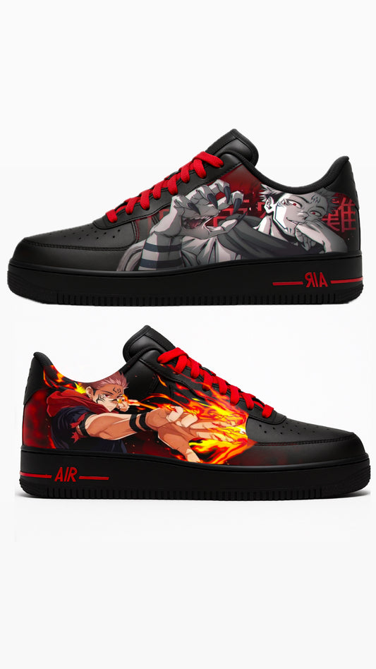 Sukuna custom shoes Jujutsu kaisen