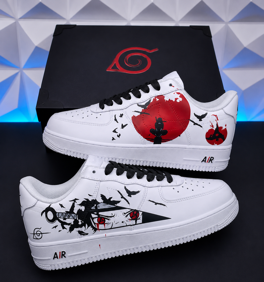Itachi – Black and White Custom Sneakers